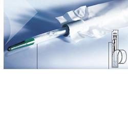 SINGLE-USE PVC BLADDER CATHETER FOR INTERMITTENT MOBILE CATHETERIZATION LUBRICATED IN GEL WITH INTEGRATED GEL CAPSULE 2 ATRAUMATIC HOLES LENGTH 20 CM ERGOTHAN TIP CH10