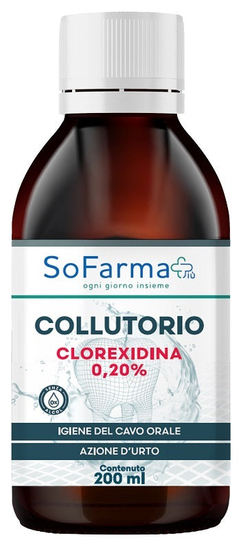 COLLUTORIO CLOREXIDINA 0,20% 200 ML SOFARMAPIU'