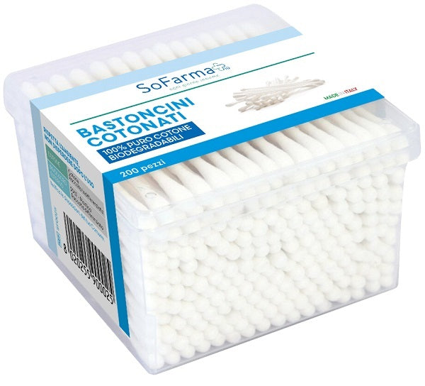 COTTON BUDS 200 PIECES SOFARMAPIU'