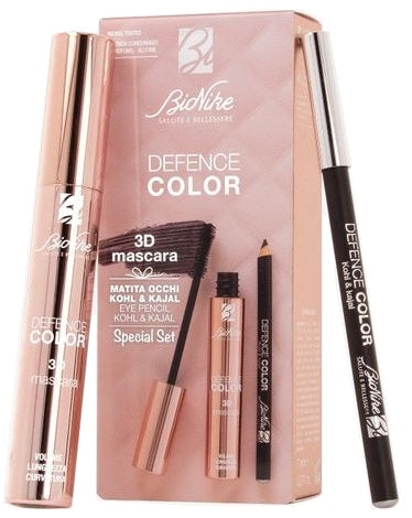 DEFENSE COLOR SPECIAL EYE SET 3D MASCARA + KHOL & KAJAL PENCIL
