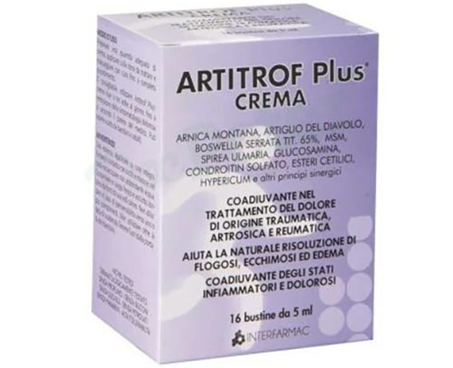 ARTITROF PLUS CREAM 16 SACHETS OF 5 ML