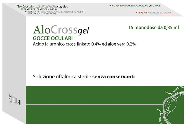 ALOCROSSGEL OPHTHALMIC SOLUTION 15 SINGLE-DOSE 0.35 ML