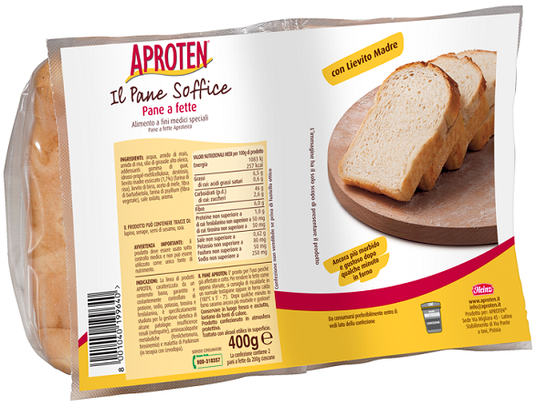 APROTEN WHITE BREAD SLICES 2 PIECES OF 200 G