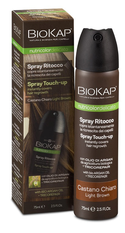 BIOS LINE BIOKAP NUTRICDEL TOUCH-UP SPRAY LIGHT BROWN 75 ML