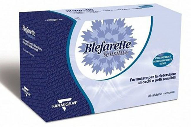BLEFARETTE SENSITIVE DISPOSABLE WIPES 20 PIECES