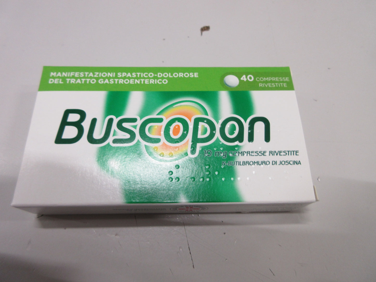 BUSCOPAN 10 MG COATED TABLETS 40 TABLETS IN AL/PVC BLISTER