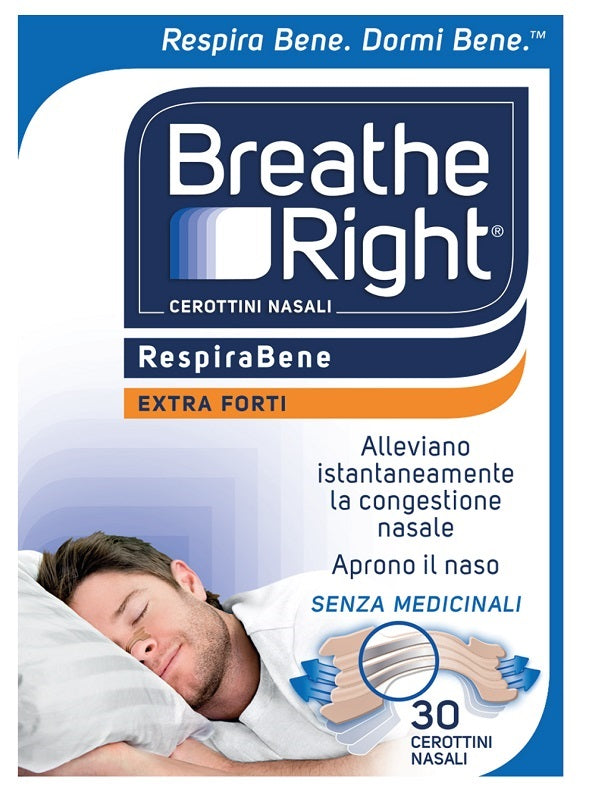 BREATHE RIGHT EXTRA STRONG NASAL PATCHES 30 PIECES