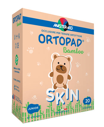 ORTOPAD SKIN JUNIOR 20-PIECE EYE PATCH FOR ORTHOPTICS