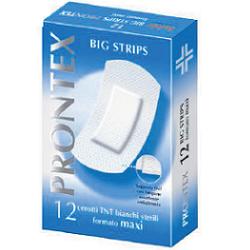 PRONTEX BIG STRIPS PLASTER BOX OF 12 LARGE SIZE PIECES