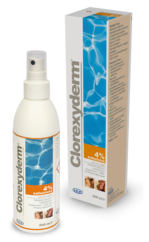 CLOREXYDERM SOLUTION 4% 200 ML