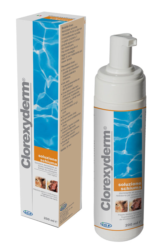 CLOREXYDERM FOAM SOLUTION 200 ML