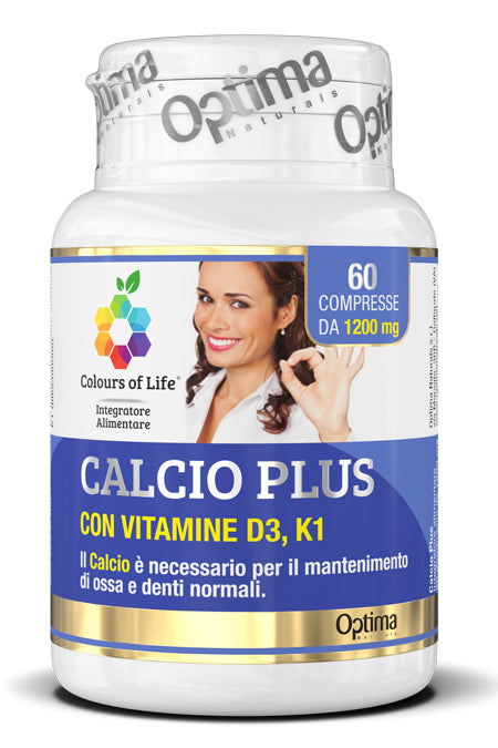 COLORS OF LIFE CALCIUM PLUS 60 TABLETS 1200 MG