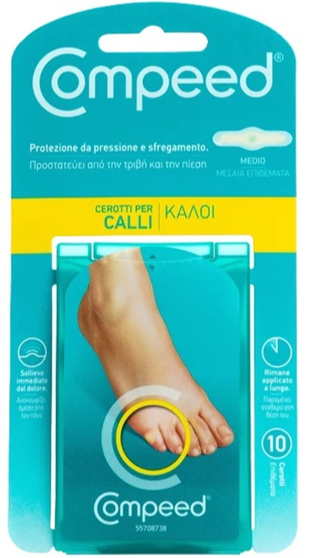 COMPEED MEDIUM CALLUS PLASTERS 10 PIECES