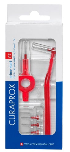 CURAPROX CPS 07 PRIME START INTERDENTAL BRUSH 07 RED 5 PIECES