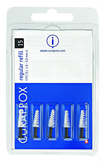 CURAPROX CPS REGULAR CPS 15 WITH 5 INTERDENTAL BRUSHES + HOLDER