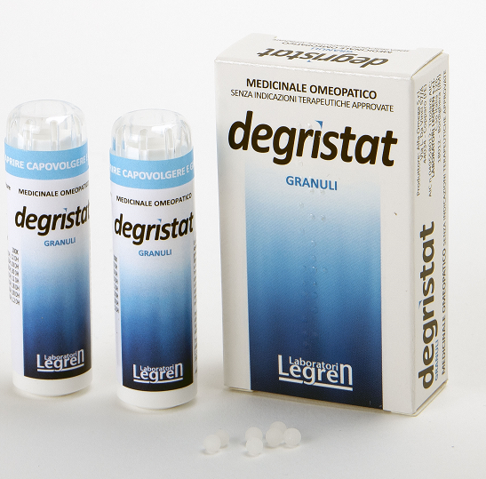 DEGRISTAT GRANULI 2 CONTENITORI MULTIDOSE IN PP DA 6 G (120 GRANULI) CON TAPPO DISPENSATORE IN PS