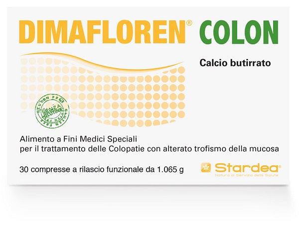 DIMAFLOREN COLON 30 TABLETS