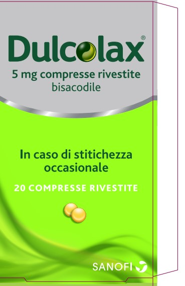 DULCOLAX 5 MG COATED TABLETS 20 COATED TABLETS IN PVC-PVDC/AL BLISTER