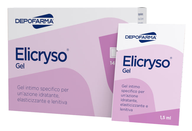 ELICRYSO INTIMATE GEL MOISTURIZING ELASTICIZING AND SOOTHING 14 SACHETS OF 1.5 ML