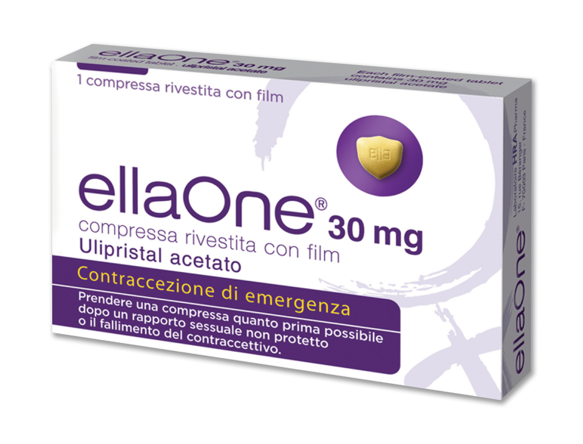 ELLAONE 30 MG FILM-COATED TABLET FOR ORAL USE BLISTER (PVC/PVDC/ALL) 1 TABLET