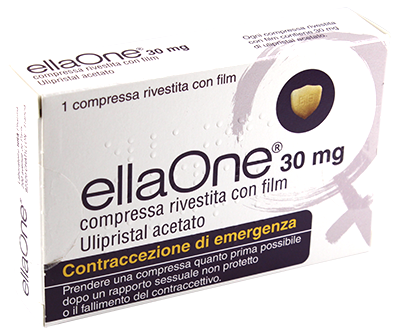 ELLAONE 30 MG COMPRESSA RIVESTITA CON FILM USO ORALE BLISTER (PVC/PVDC/ALL) 1 COMPRESSA