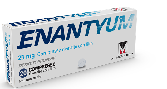 ENANTYUM 25 MG FILM-COATED TABLETS 20 TABLETS IN ACLAR/AL BLISTER