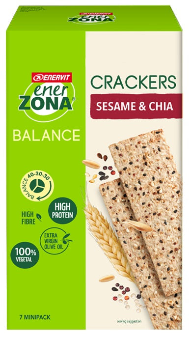 ENERZONA CRACKERS SESAME & CHIA 25 G