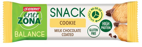 ENERZONA SNACK COOKIE MILK CHOCOLATE 33 G