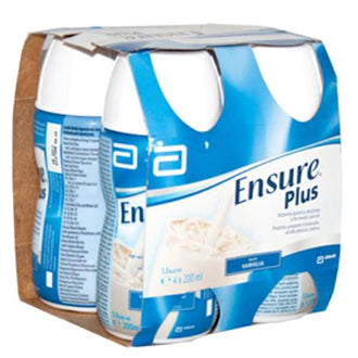 ENSURE PLUS VANILLA 4 BOTTLES OF 200 ML