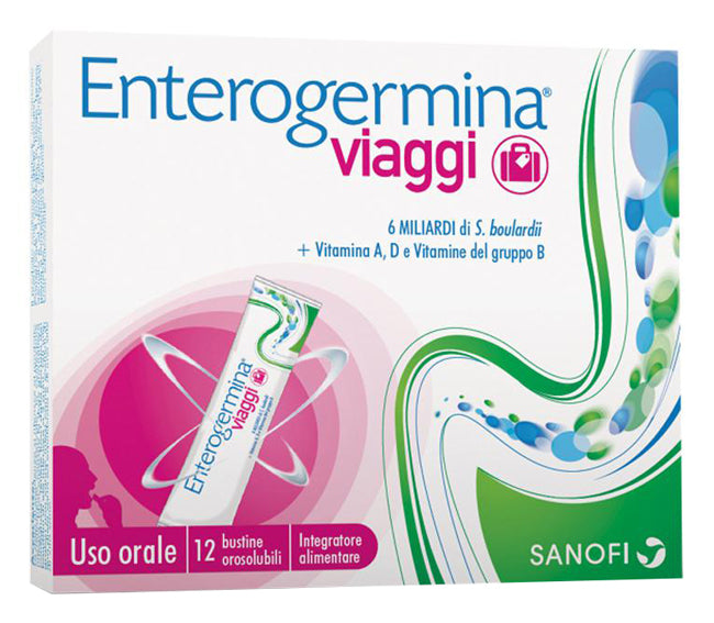ENTEROGERMINA VIAGGI 12 OROSOLUBLE SACHETS STANDARD PACK