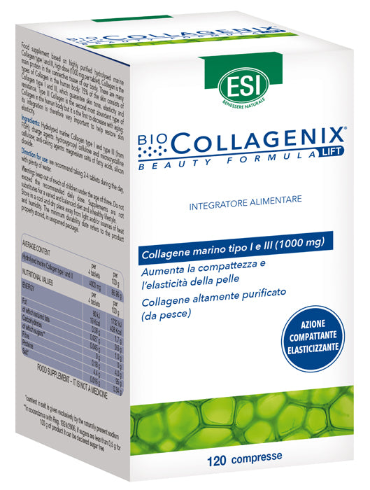 ESI BIOCOLLAGENIX 120 TABLETS