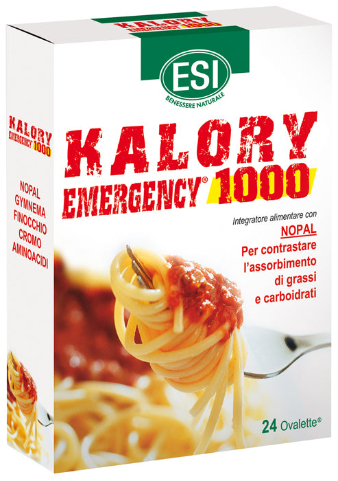 ESI KALORY EMERGENCY 1000 24 OVALETTS