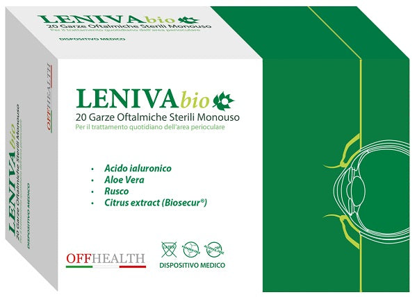 LENIVA BIOSECUR OPHTHALMIC GAUZES 20 PIECES