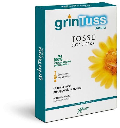 GRINTUSS ADULT SYRUP 12 SINGLE-DOSE VIALS