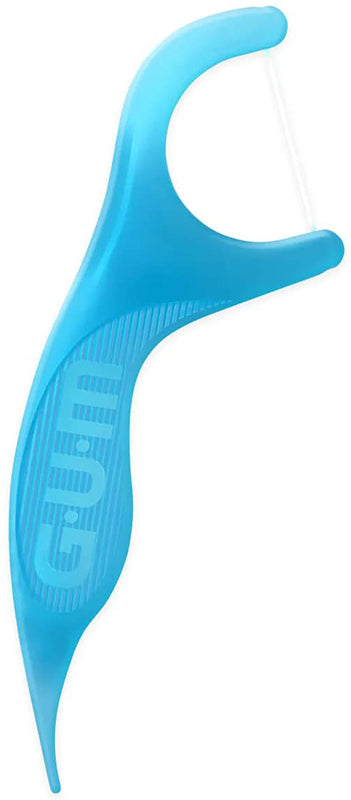 GUM EASY FLOSSERS FORK 30 PIECES NEW