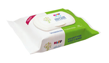 HIPP FACE & HAND WIPES 1X20 PIECES