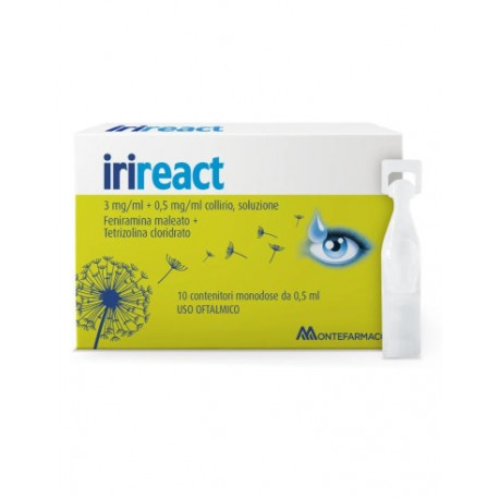 IRIREACT 3 MG/ML + 0.5 MG/ML EYE DROPS SOLUTION IN SINGLE-DOSE CONTAINER 10 LDPE CONTAINERS OF 0.5 ML