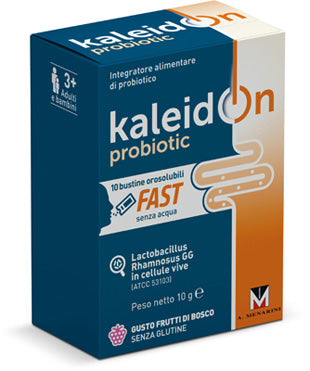 KALEIDON PROBIOTIC FAST WILD BERRIES 10 SOLUBLE SACHETS