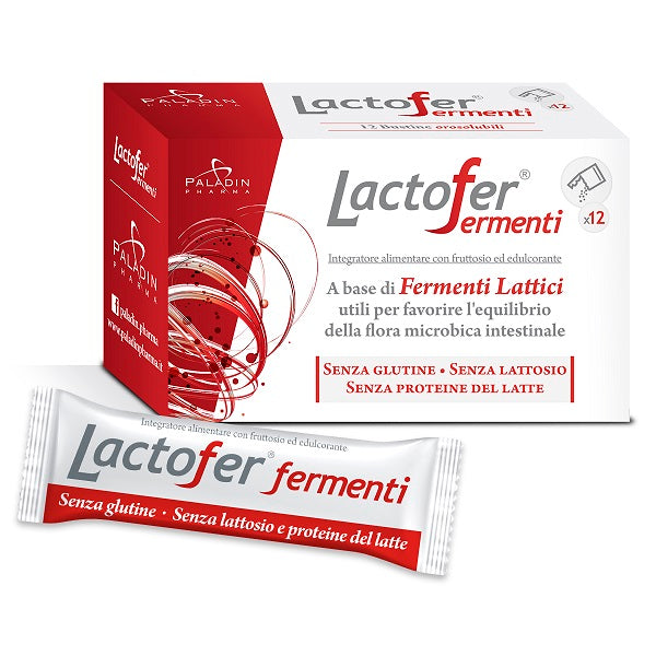 LACTOFER FERMENTS 12 OROSOLUBLE SACHETS