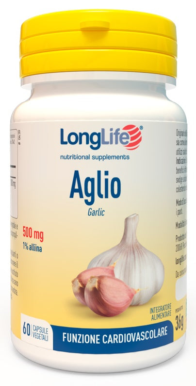 LONGLIFE GARLIC 60 VEGETABLE CAPSULES