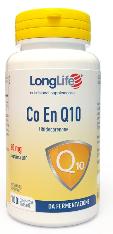 LONGLIFE CO EN Q10 20MG 100 COATED TABLETS