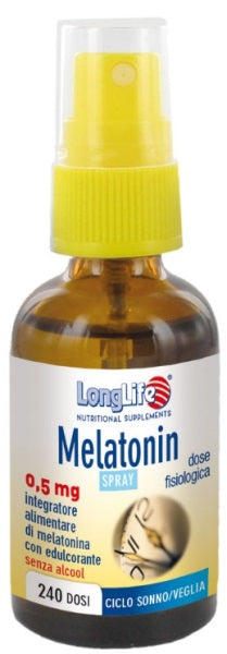 LONGLIFE MELATONIN SPRAY 0.5MG 30 ML
