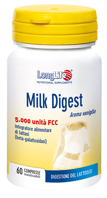 LONGLIFE MILK DIGEST 60 COMPRESSE MASTICABILI