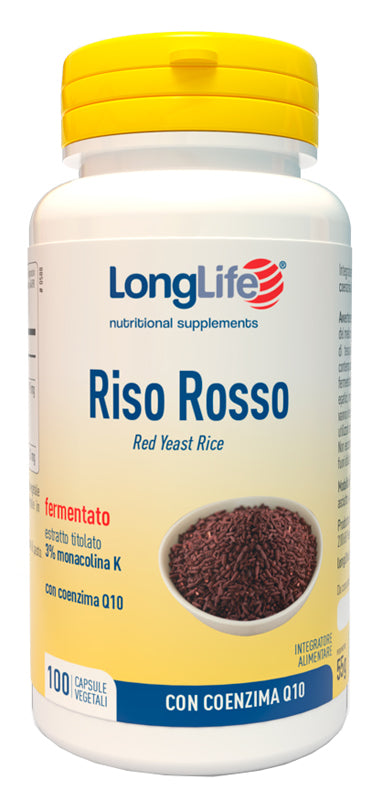 LONGLIFE RED RICE 100 VEGETABLE CAPSULES