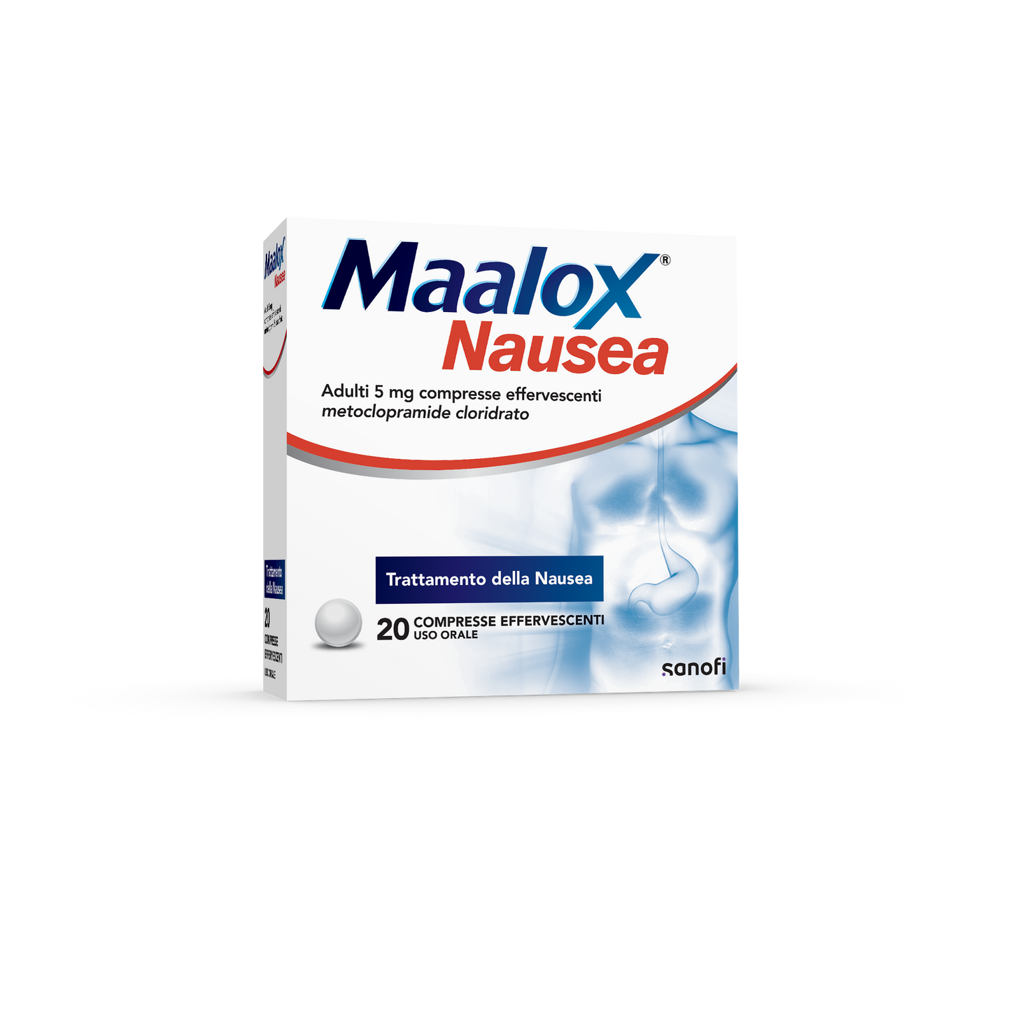 MAALOX NAUSEA "5 MG COMPRESSE EFFERVESCENTI"20 COMPRESSE"
