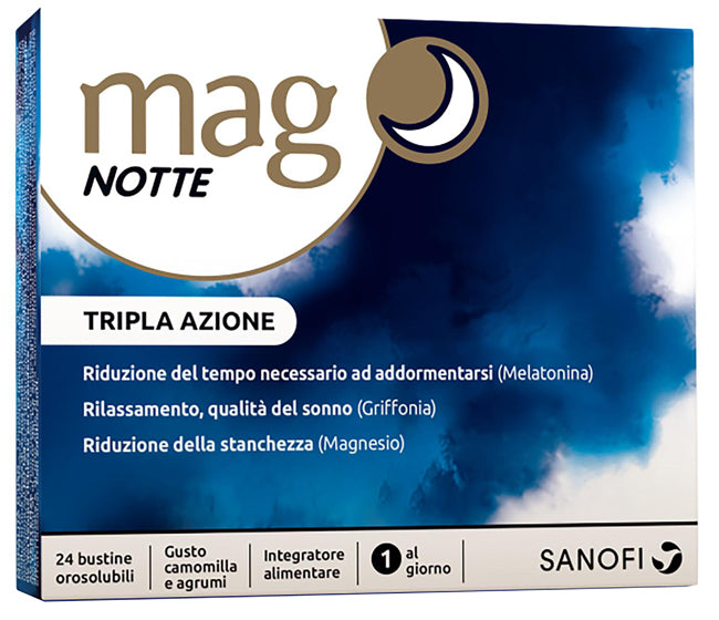 MAG NIGHT 24 SOLUBLE SACHETS