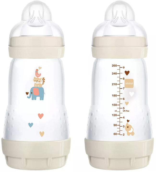 MAM EASY START BOTTLE 260 ML 2+ TEAT 2 NEUTRAL