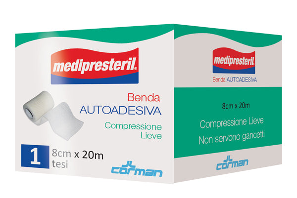 MEDIPRESTERIL SELF-ADHESIVE BANDAGE 8X2000 CM 1 PIECE