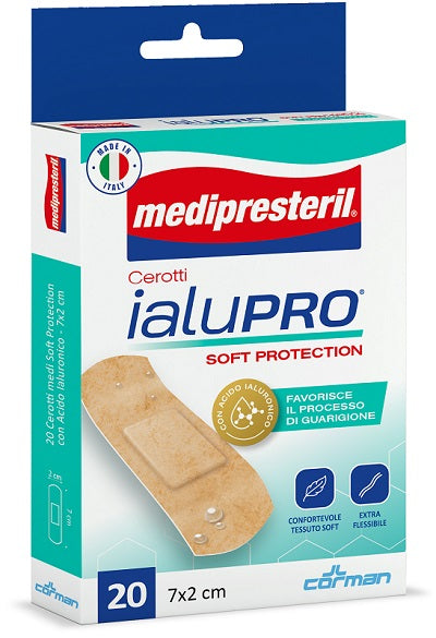 MEDIPRESTERIL CEROTTI IALUPRO SOFT PROTECTION MEDI 7X2CM 20 PEZZI
