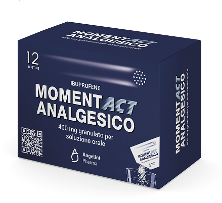 MOMENTACT ANALGESIC "400 MG GRANULES FOR ORAL SOLUTION" 12 SACHETS"